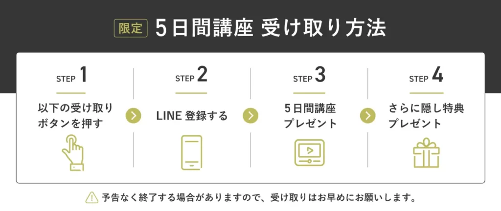 Withマーケ「5日間講座無料お試し」